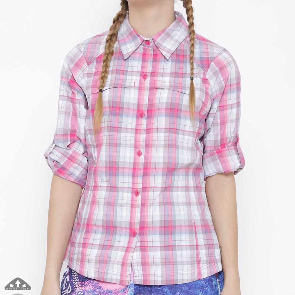 Columbia Silver Ridge shirt XS, womens hiking shirt, Columbia fishing shirt, xs